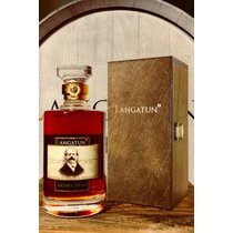 Holzkiste zu Langatun Whisky 50cl